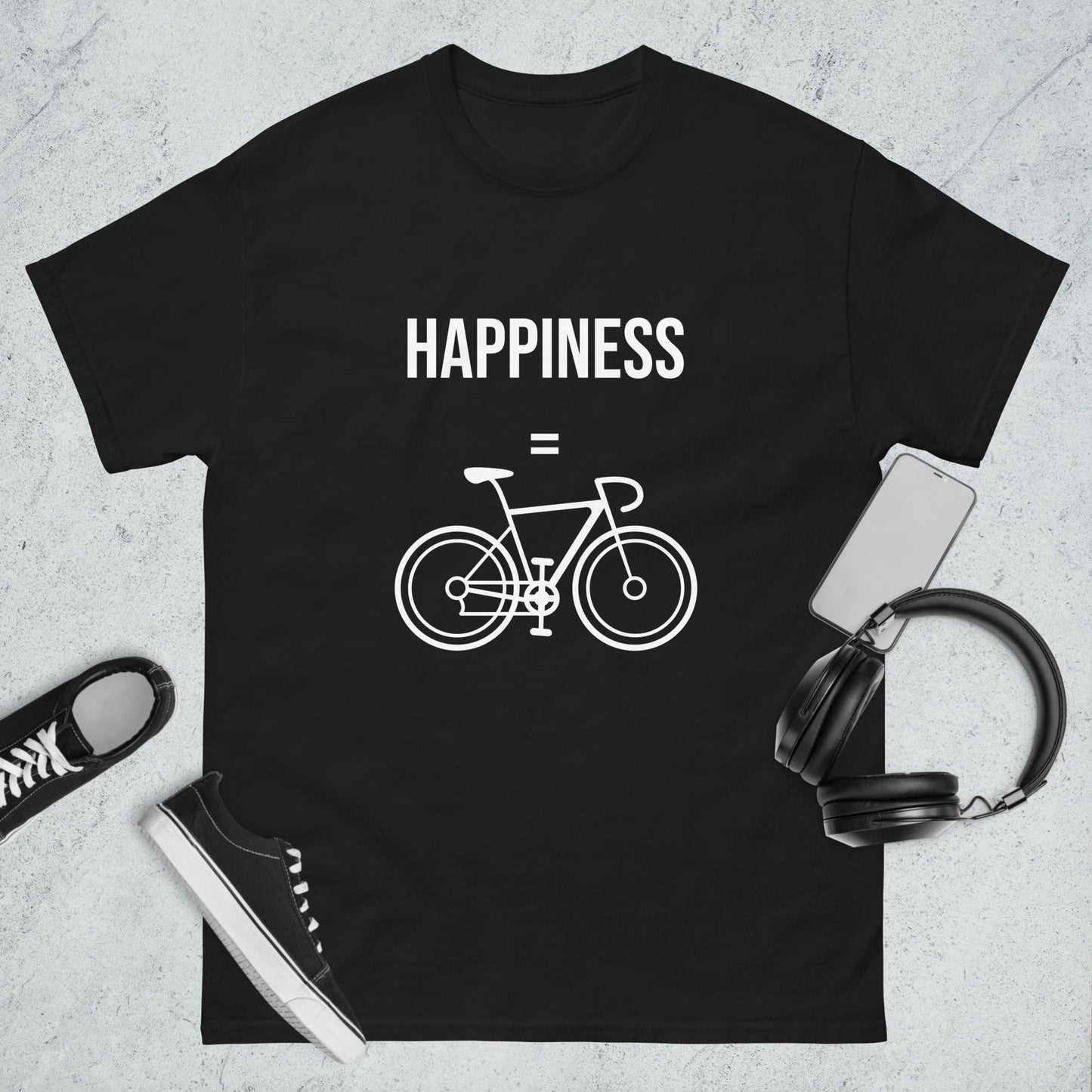 Men's classic tee Happiness bike