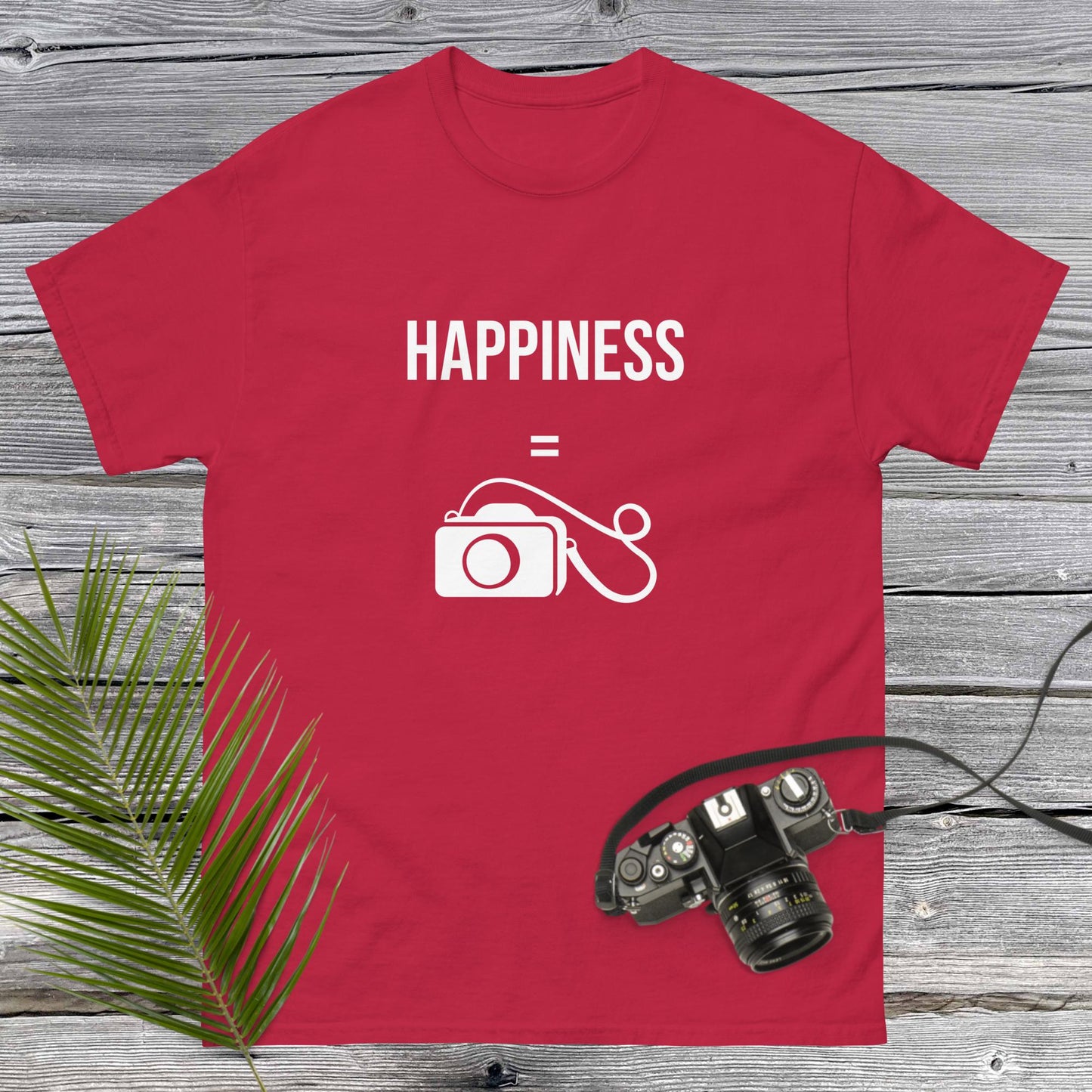 Men's classic tee happiness camera