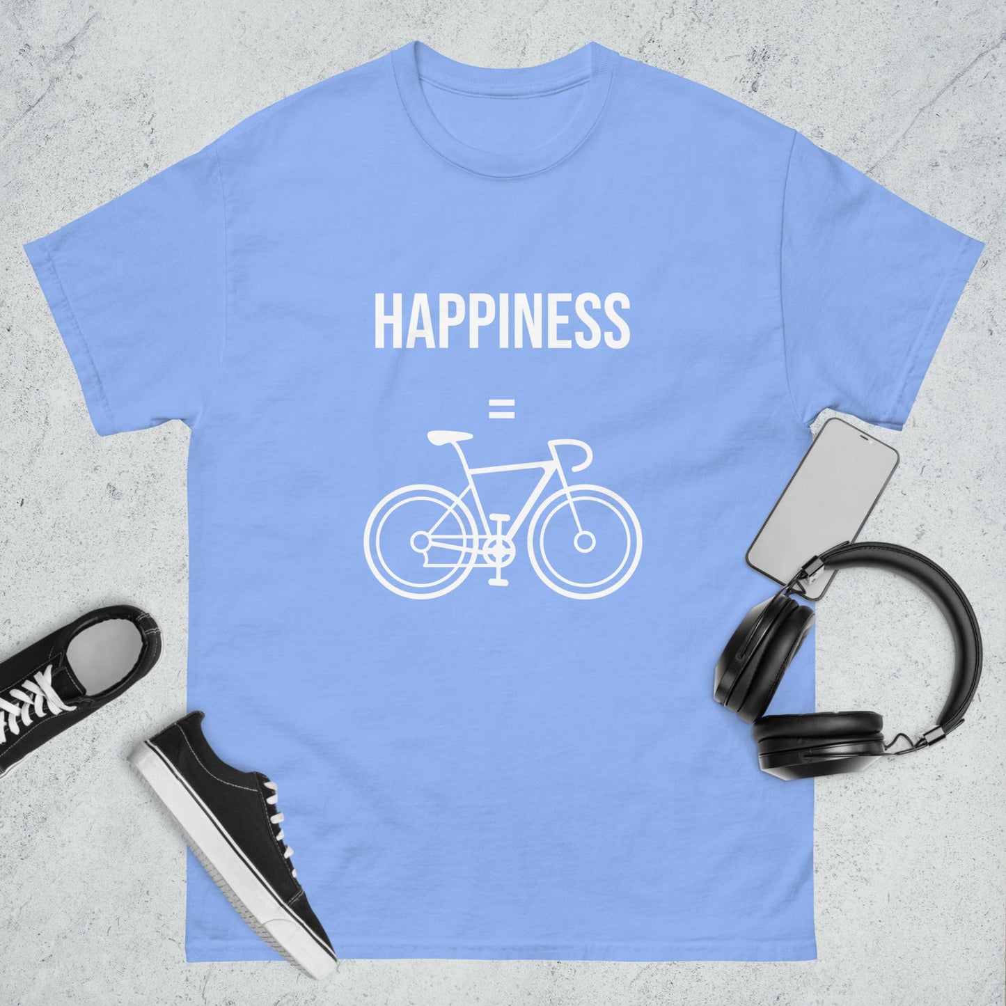 Men's classic tee Happiness bike