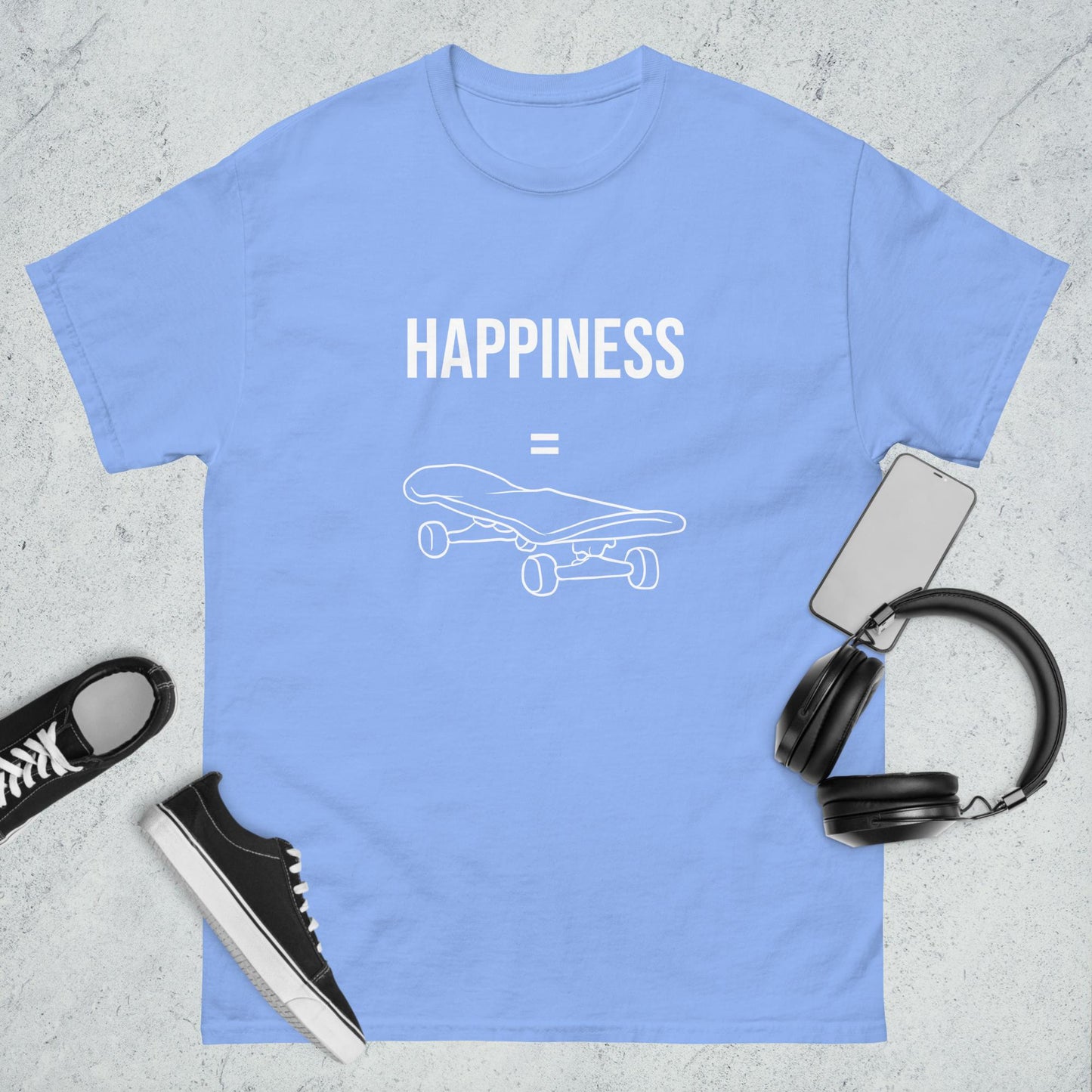 Men's classic tee happiness skating