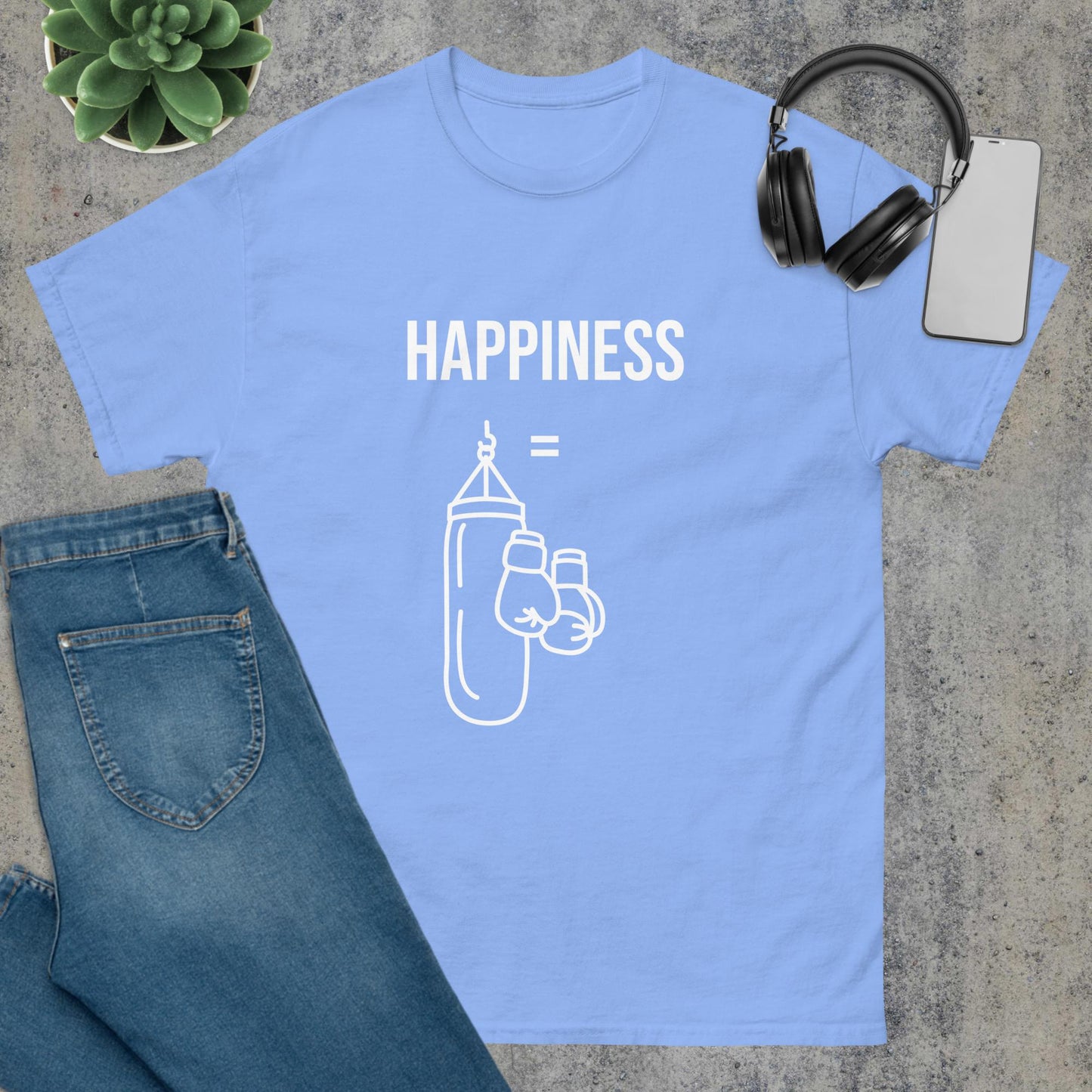 Men's classic tee happiness boxing