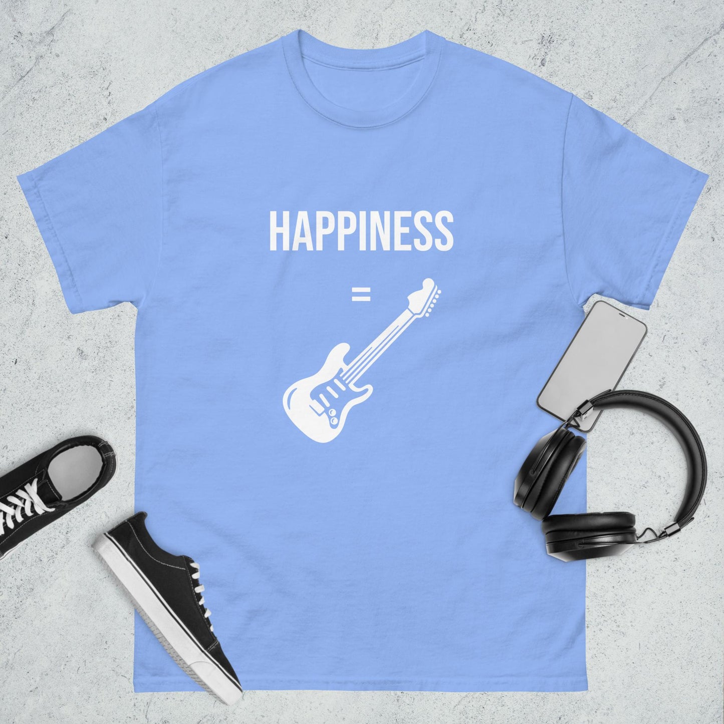 Men's classic tee happiness guitar