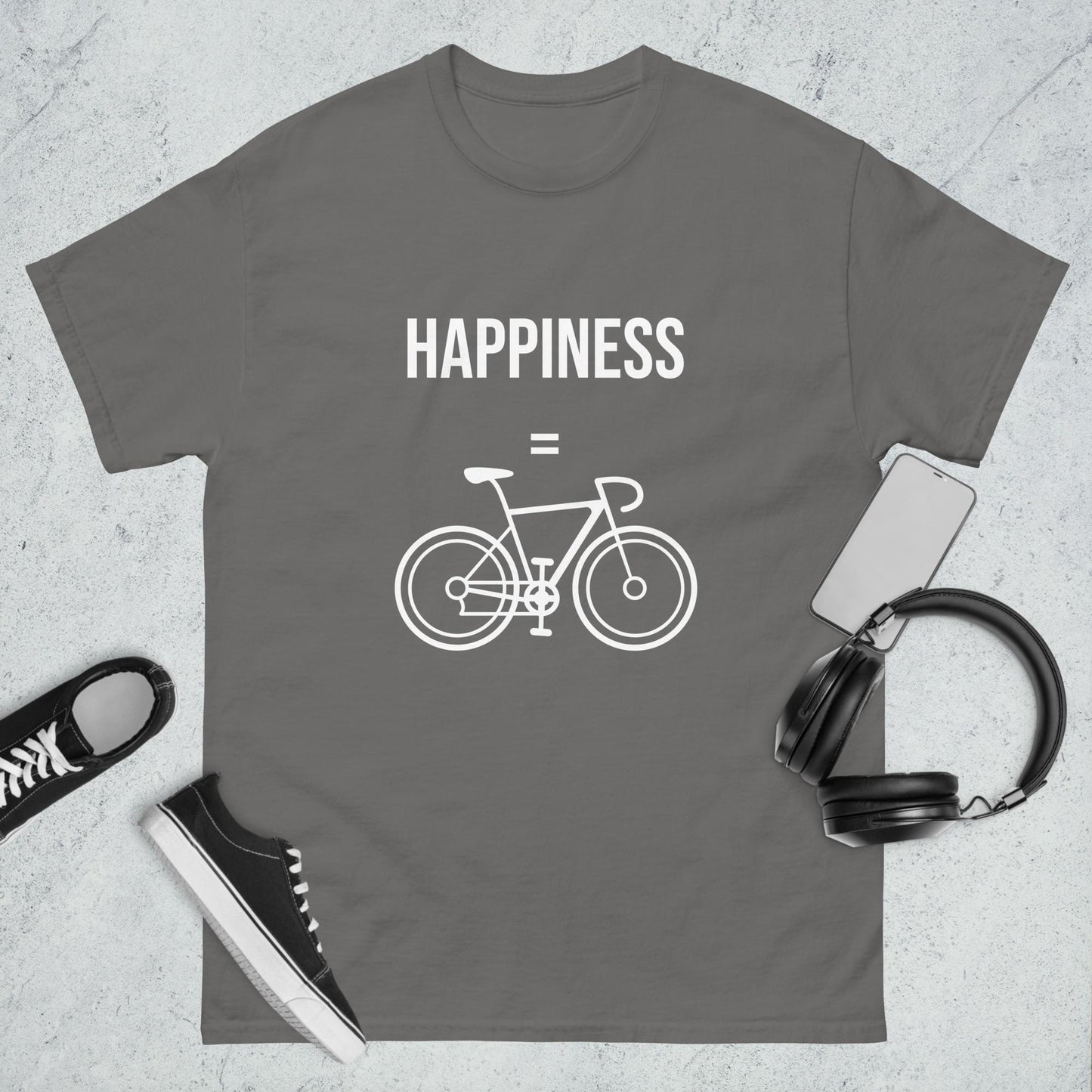 Men's classic tee Happiness bike