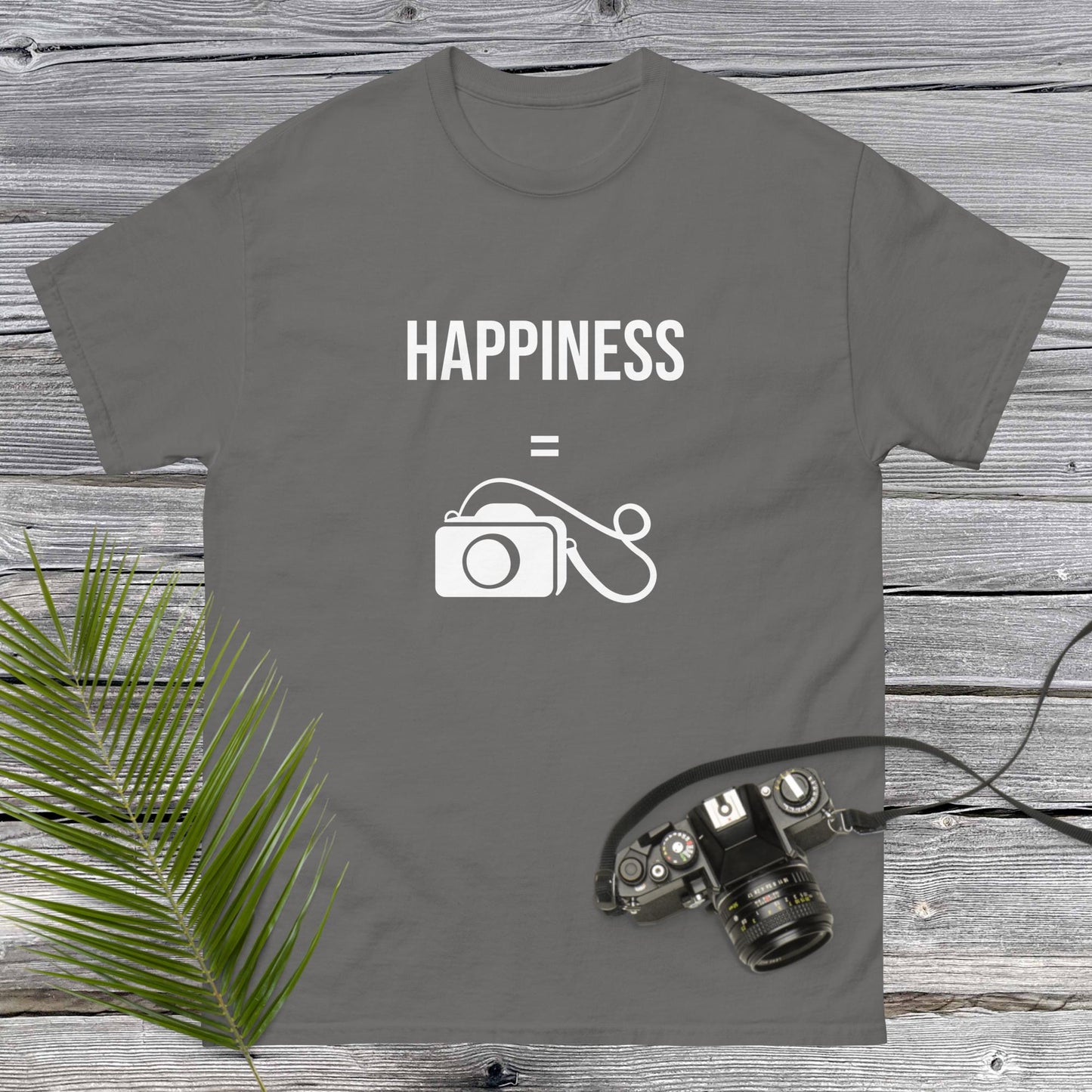 Men's classic tee happiness camera