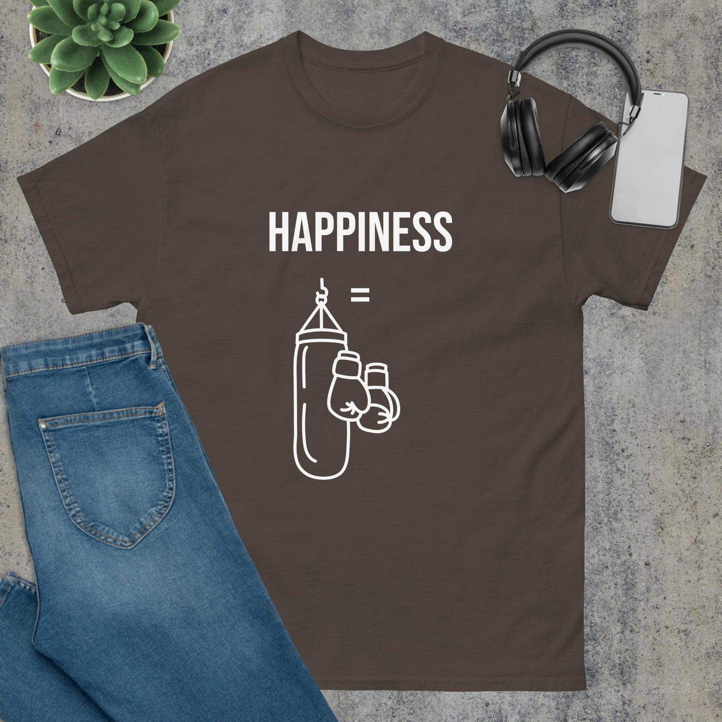 Men's classic tee happiness boxing