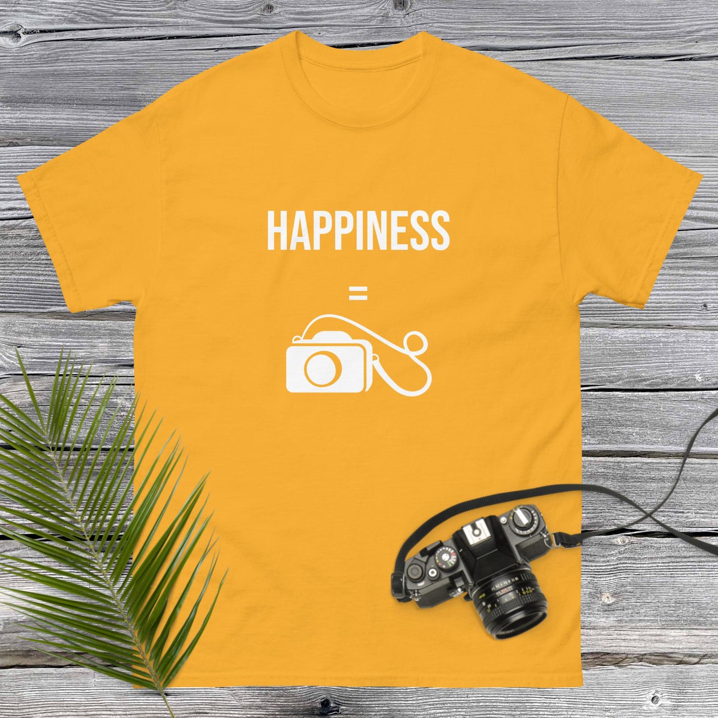 Men's classic tee happiness camera