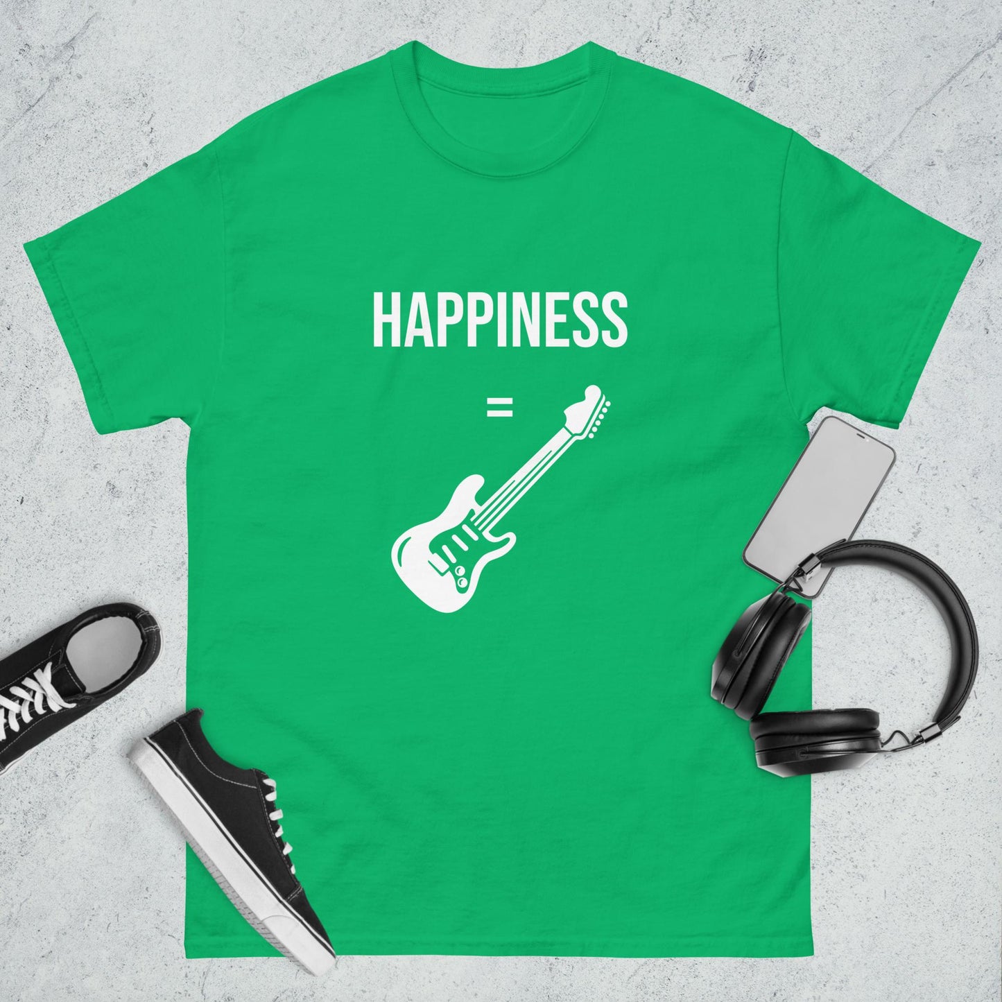 Men's classic tee happiness guitar