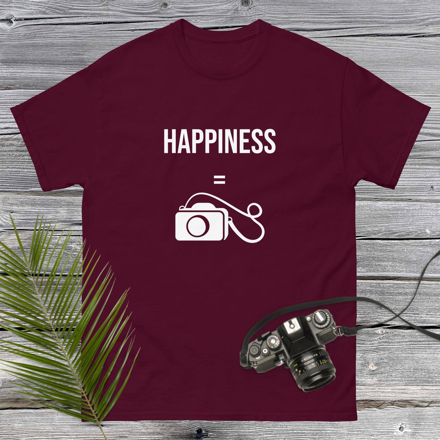 Men's classic tee happiness camera