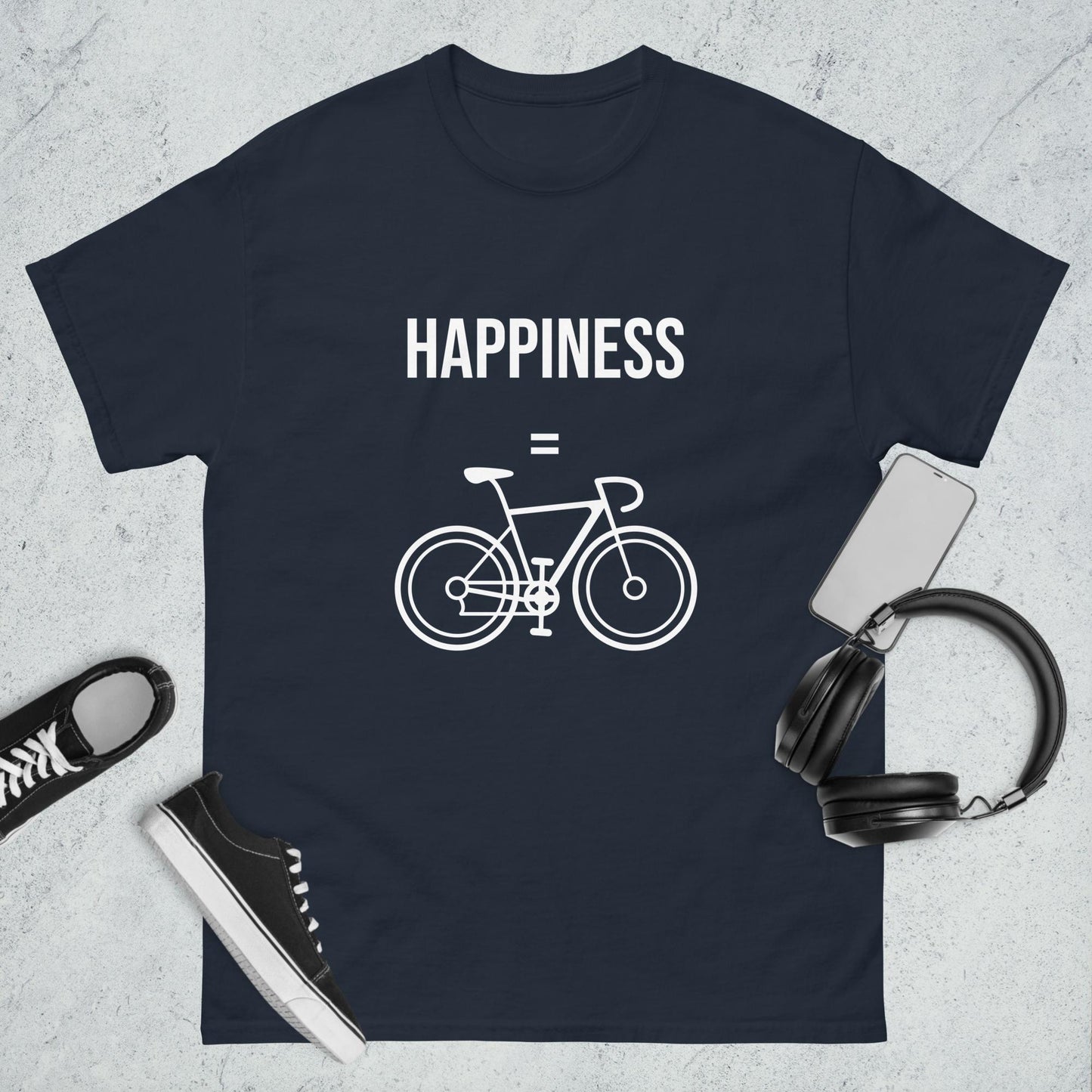 Men's classic tee Happiness bike