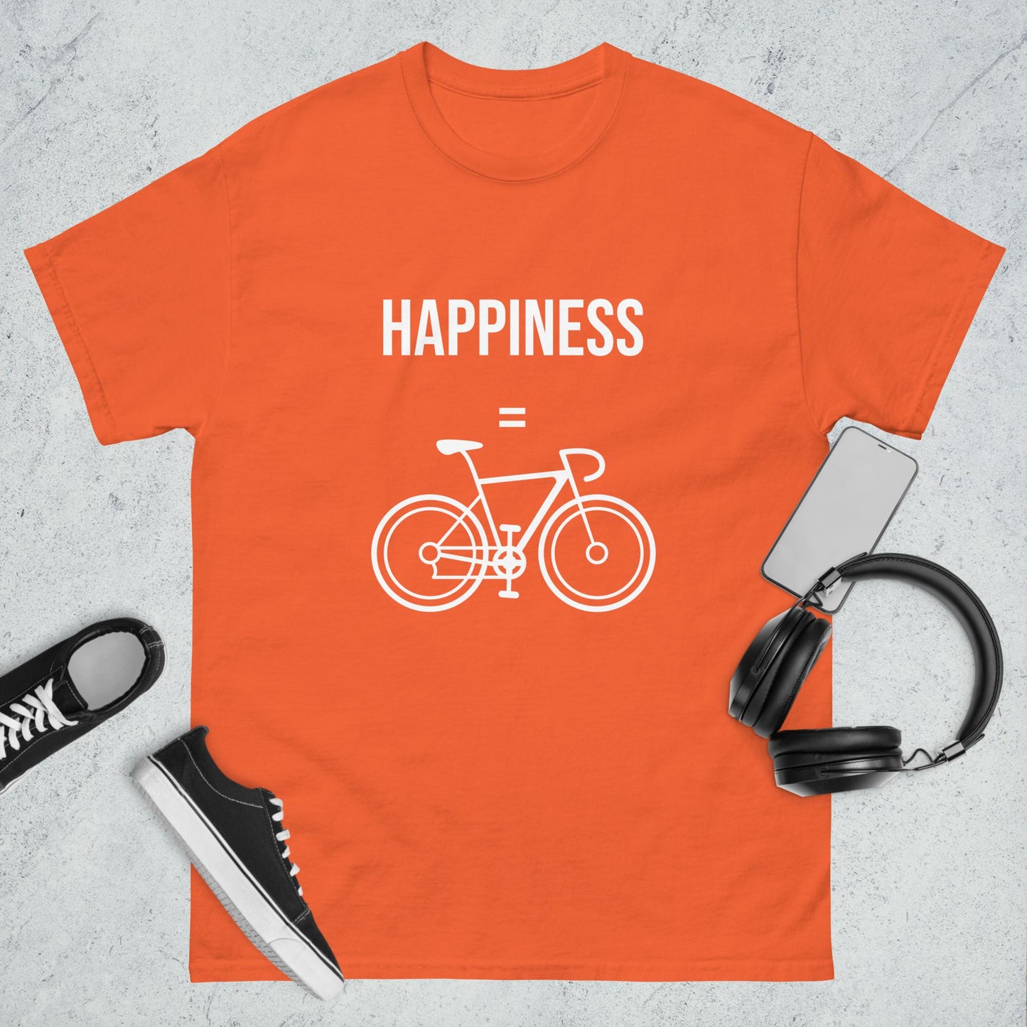 Men's classic tee Happiness bike