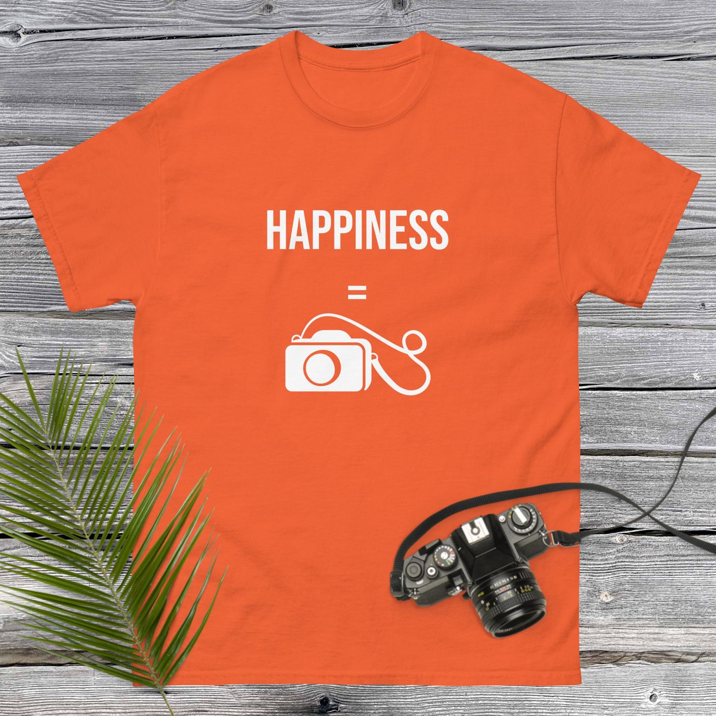 Men's classic tee happiness camera