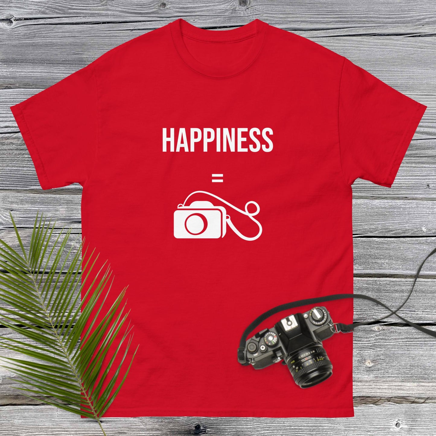 Men's classic tee happiness camera