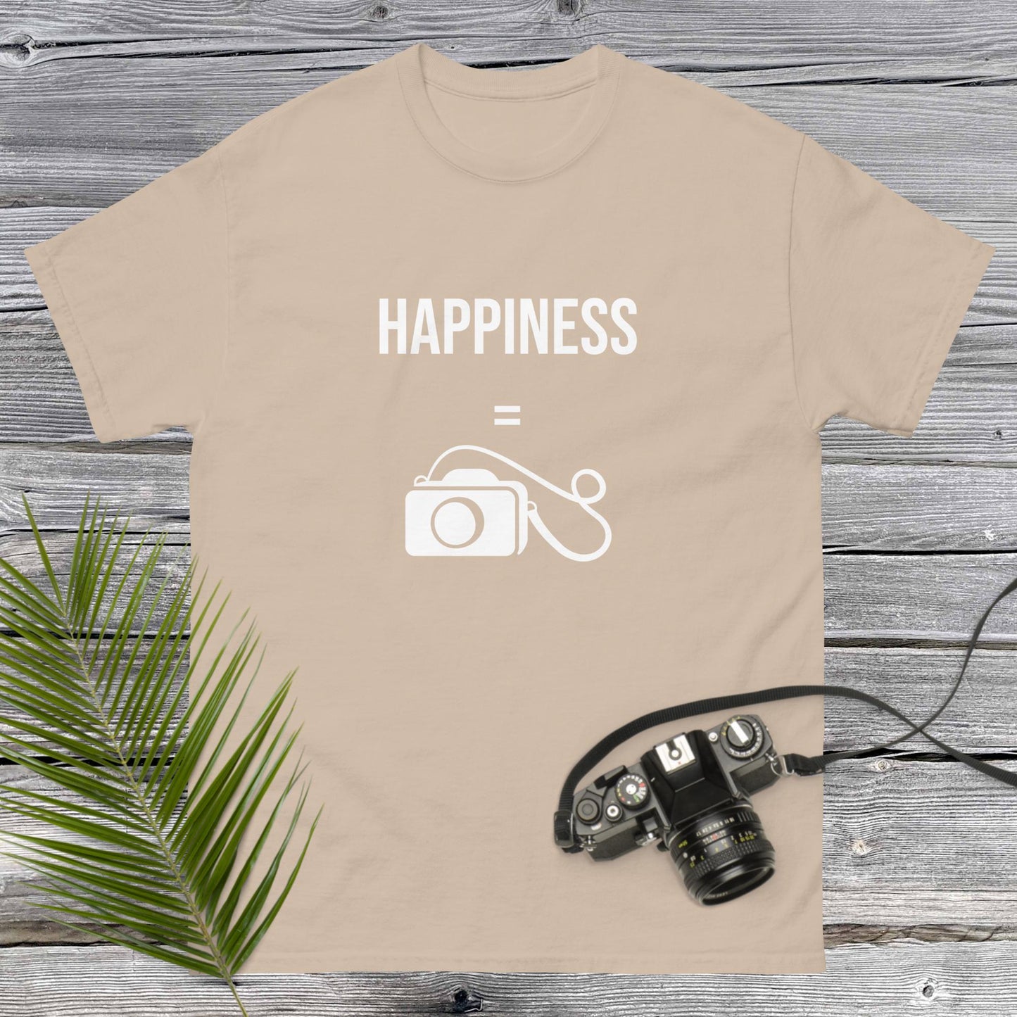 Men's classic tee happiness camera