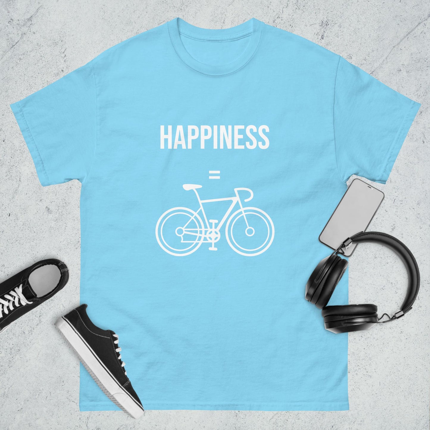 Men's classic tee Happiness bike