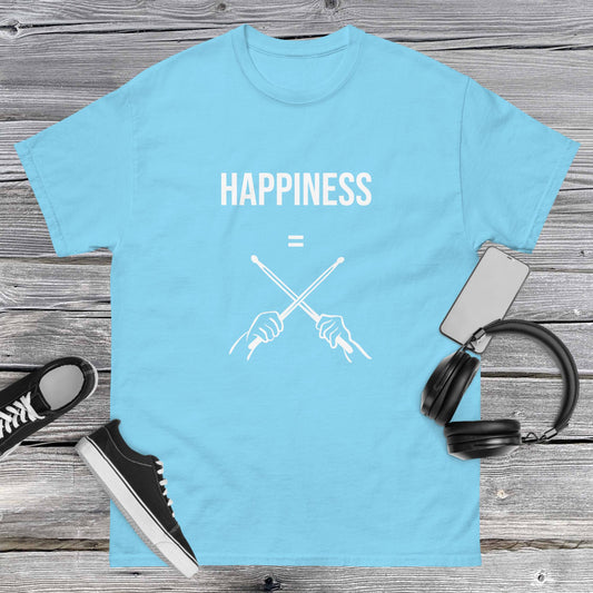 Men's classic tee happiness drums