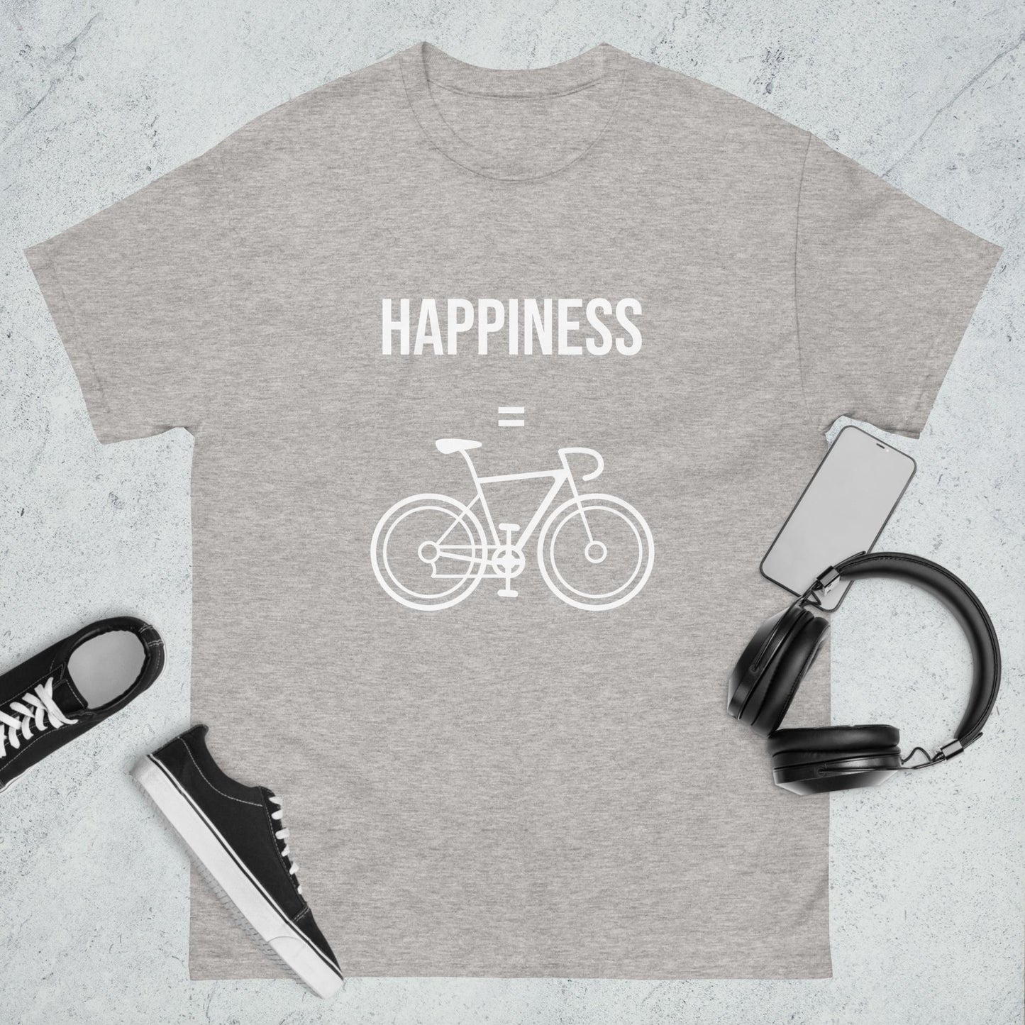 Men's classic tee Happiness bike