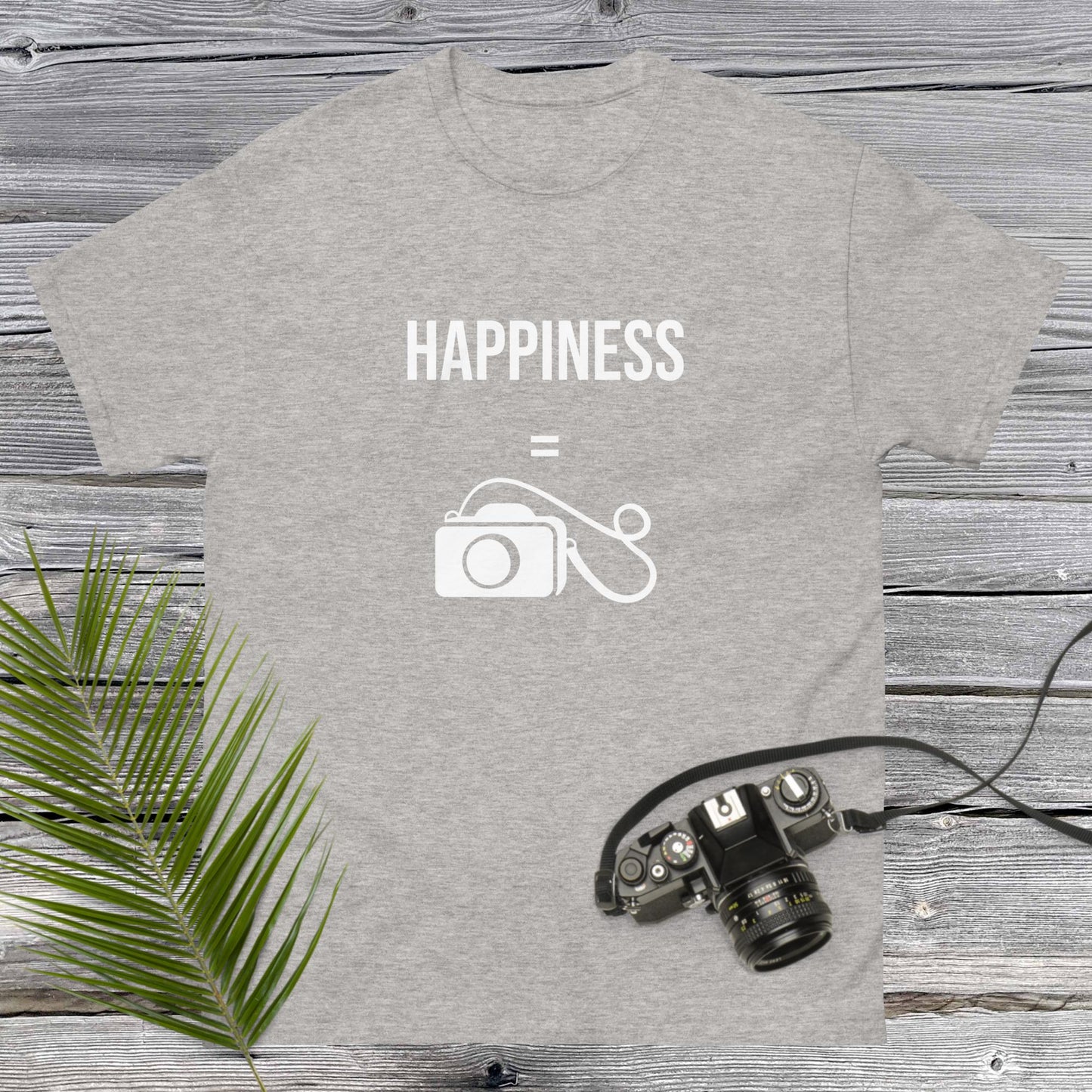 Men's classic tee happiness camera