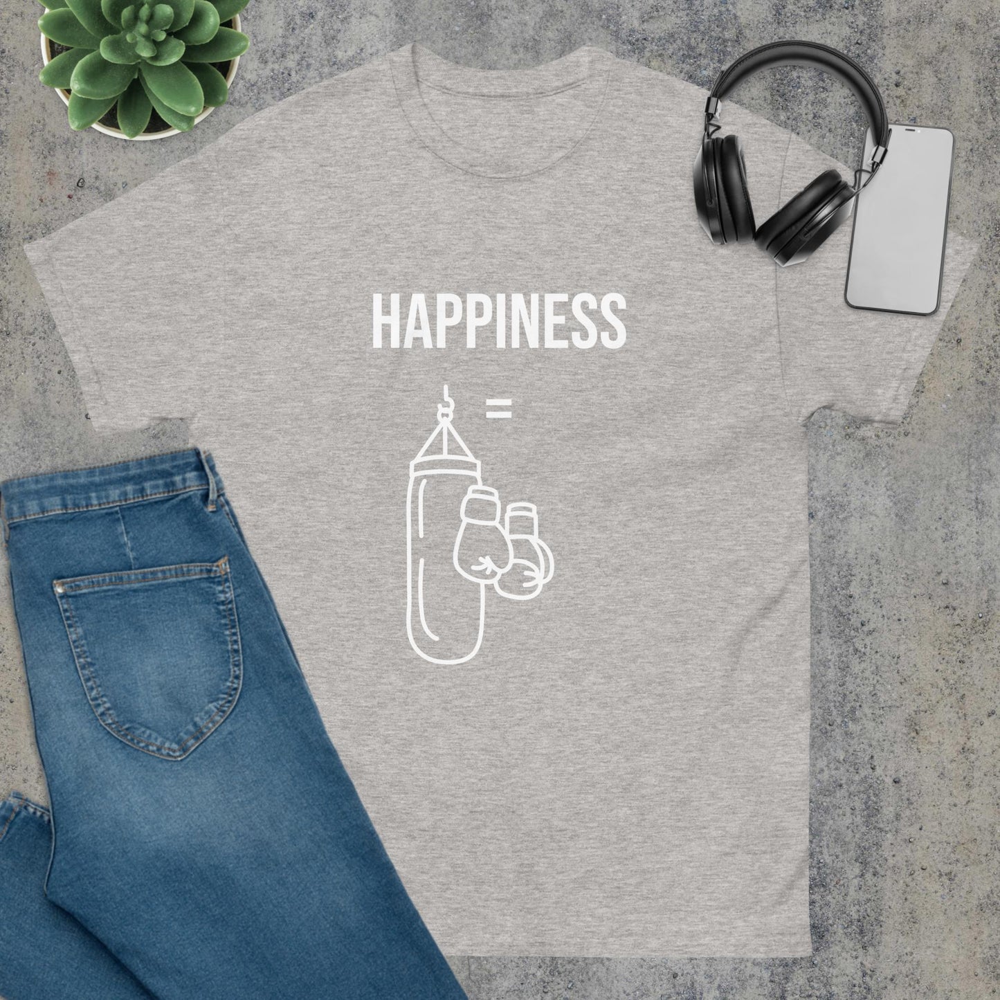 Men's classic tee happiness boxing