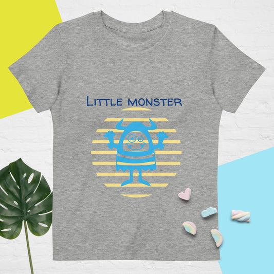 Organic cotton kids t-shirt little monster