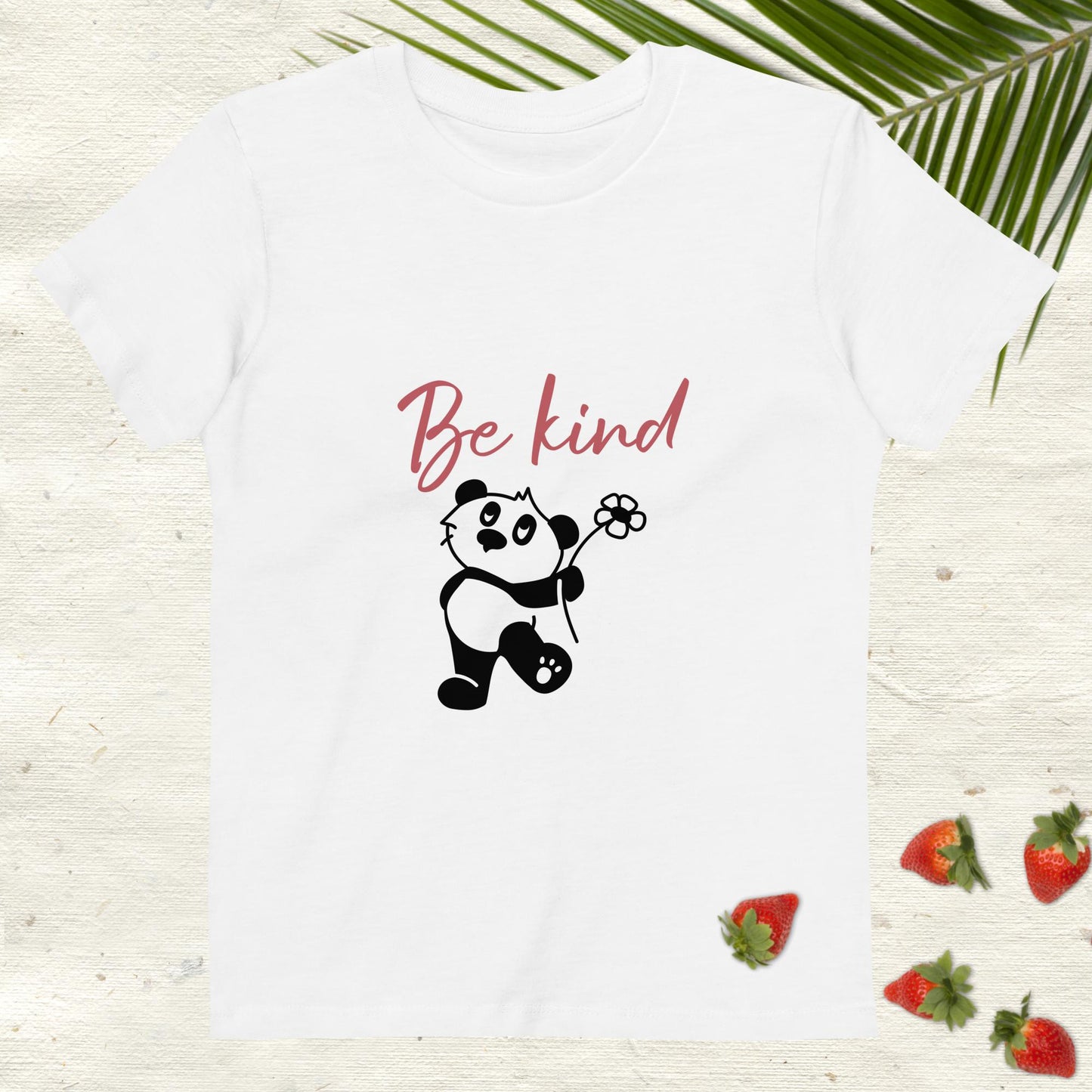 Organic cotton kids t-shirt Be kind