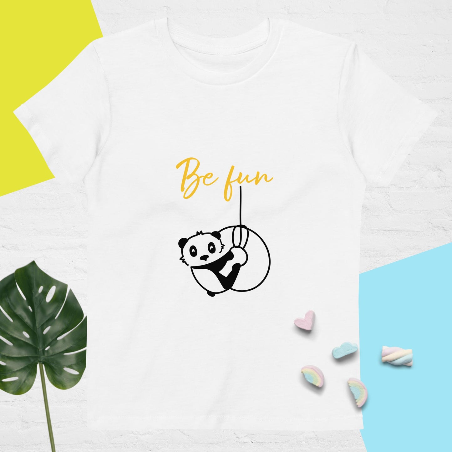 Organic cotton kids t-shirt be fun