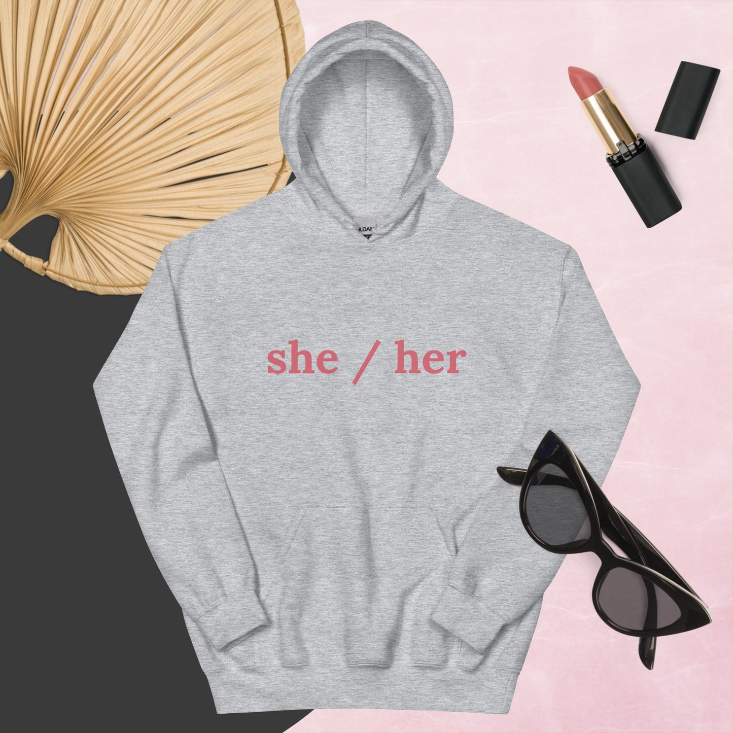 Unisex Hoodie she / her