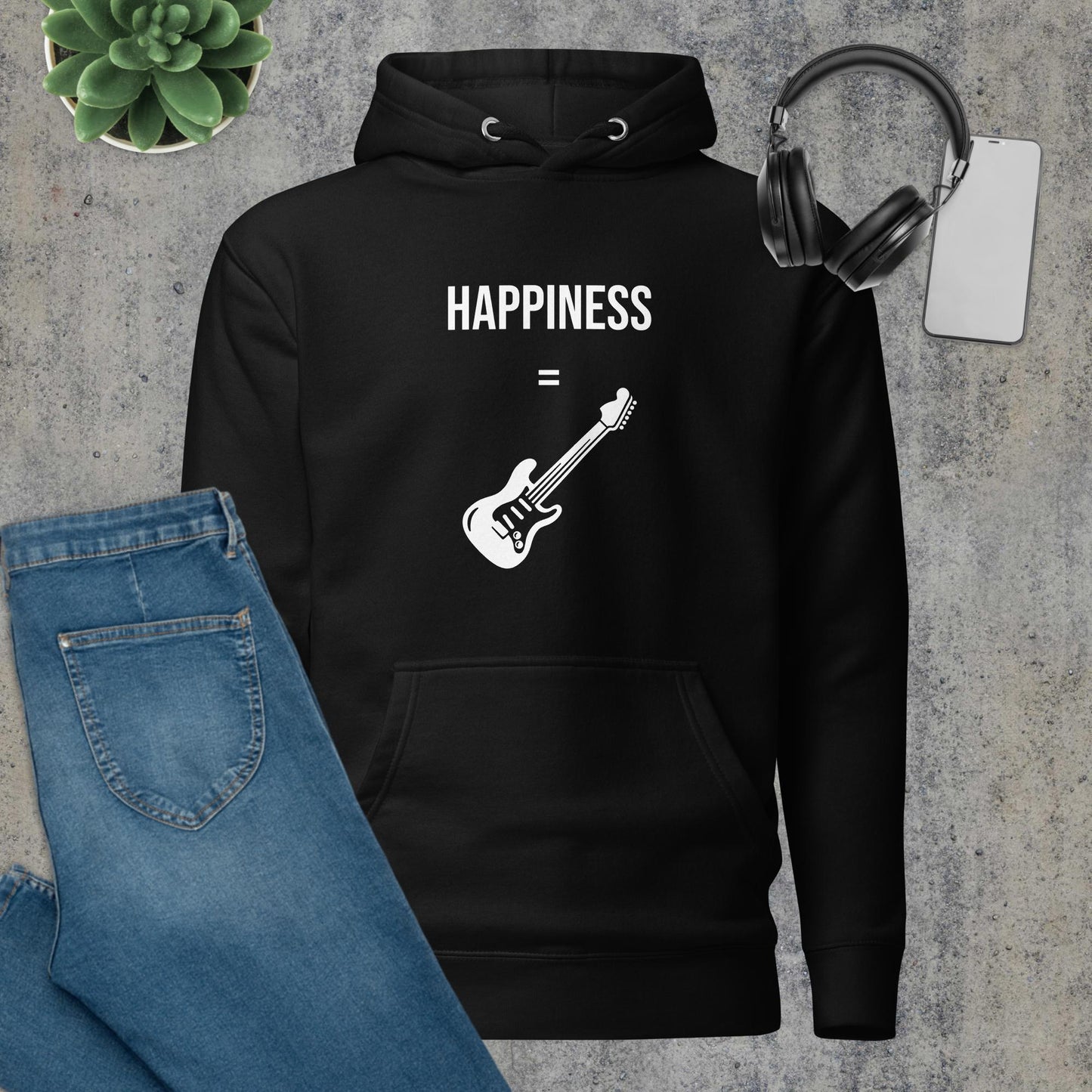 Unisex Hoodie happiness guitar