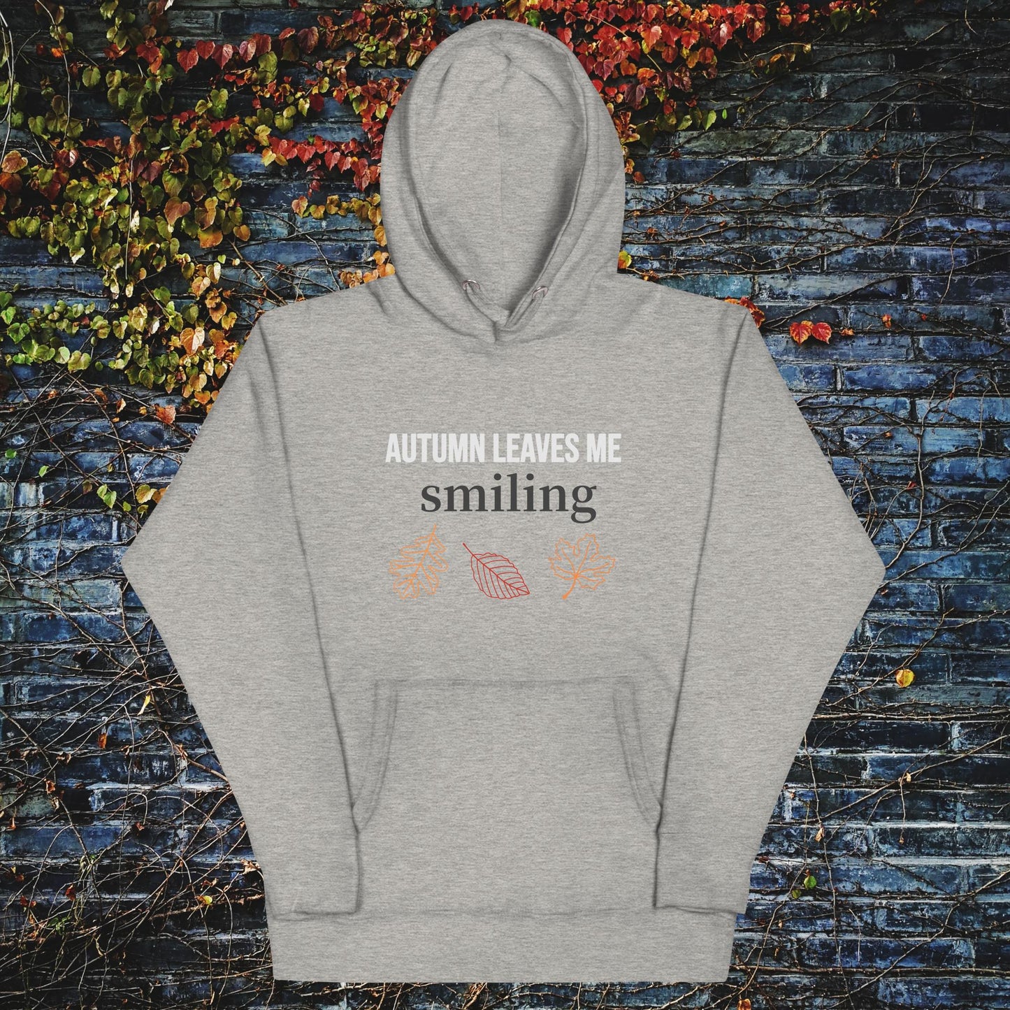 Unisex Hoodie autumn leaves me smiling