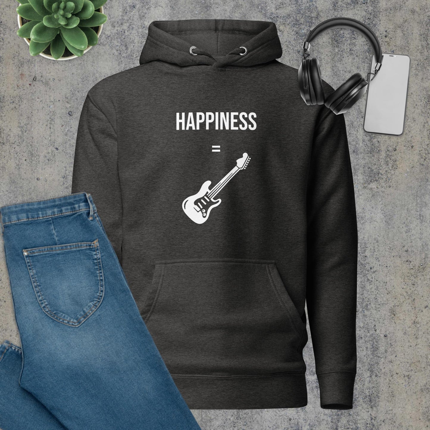 Unisex Hoodie happiness guitar