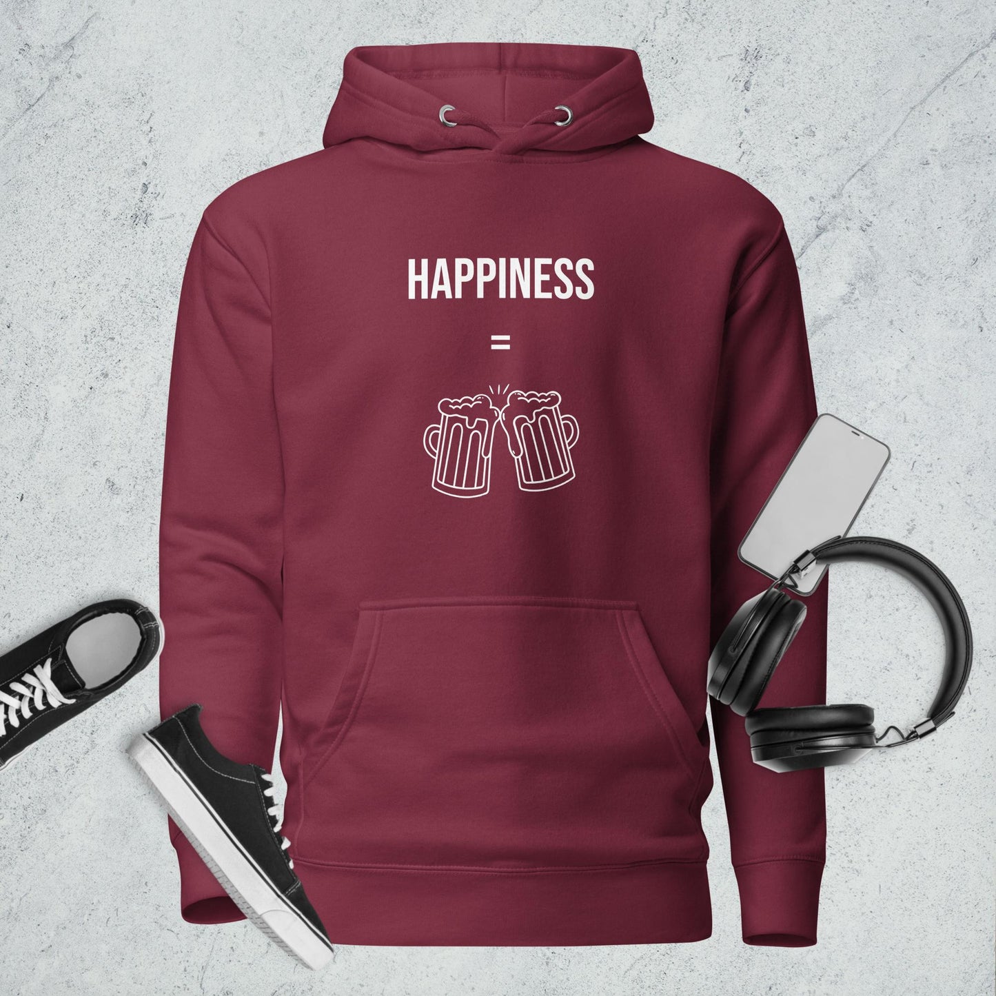 Unisex Hoodie happiness beer