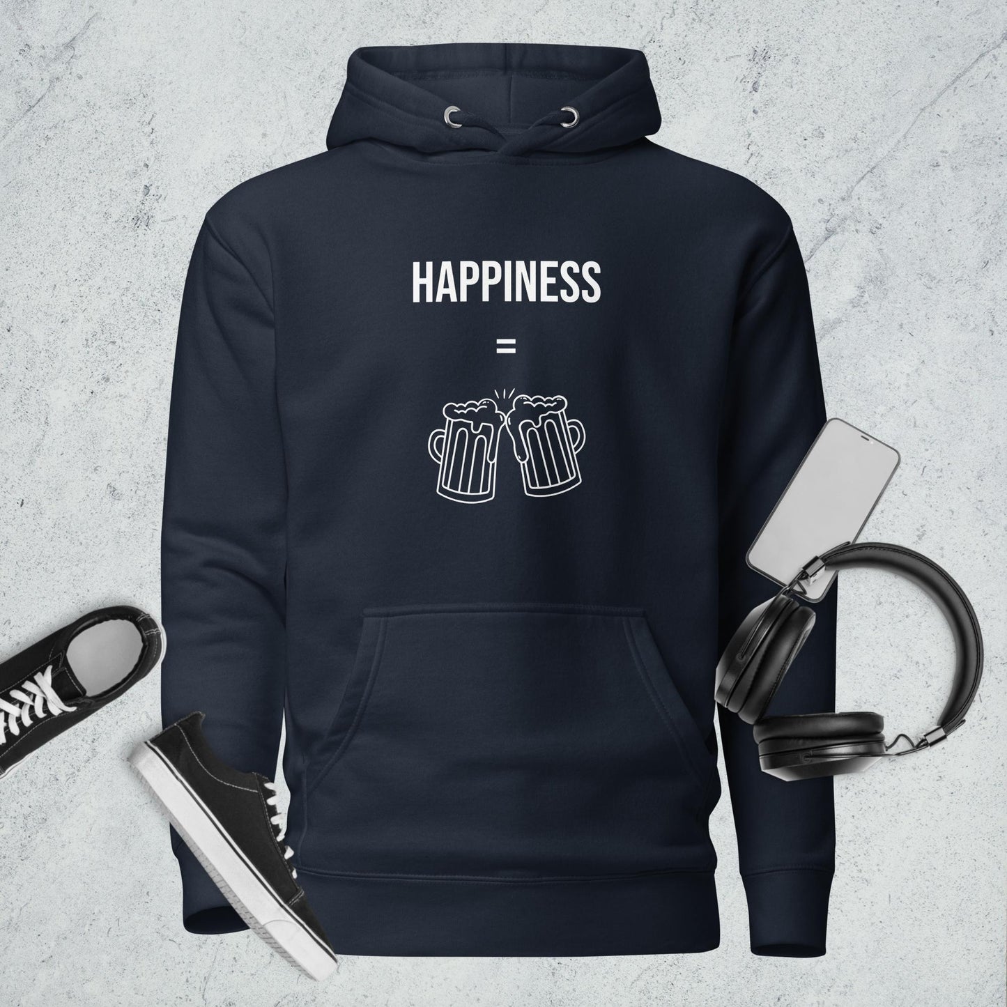 Unisex Hoodie happiness beer