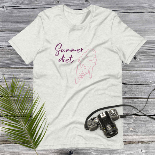 Unisex t-shirt summer diet