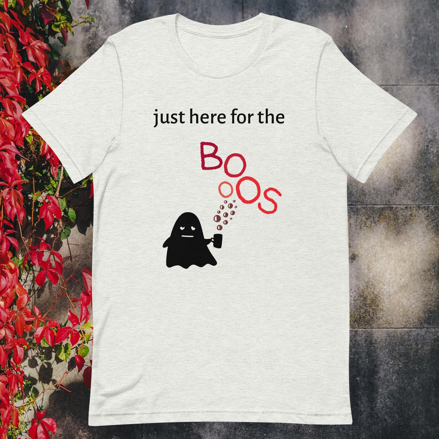 Unisex t-shirt just here for the boos pink