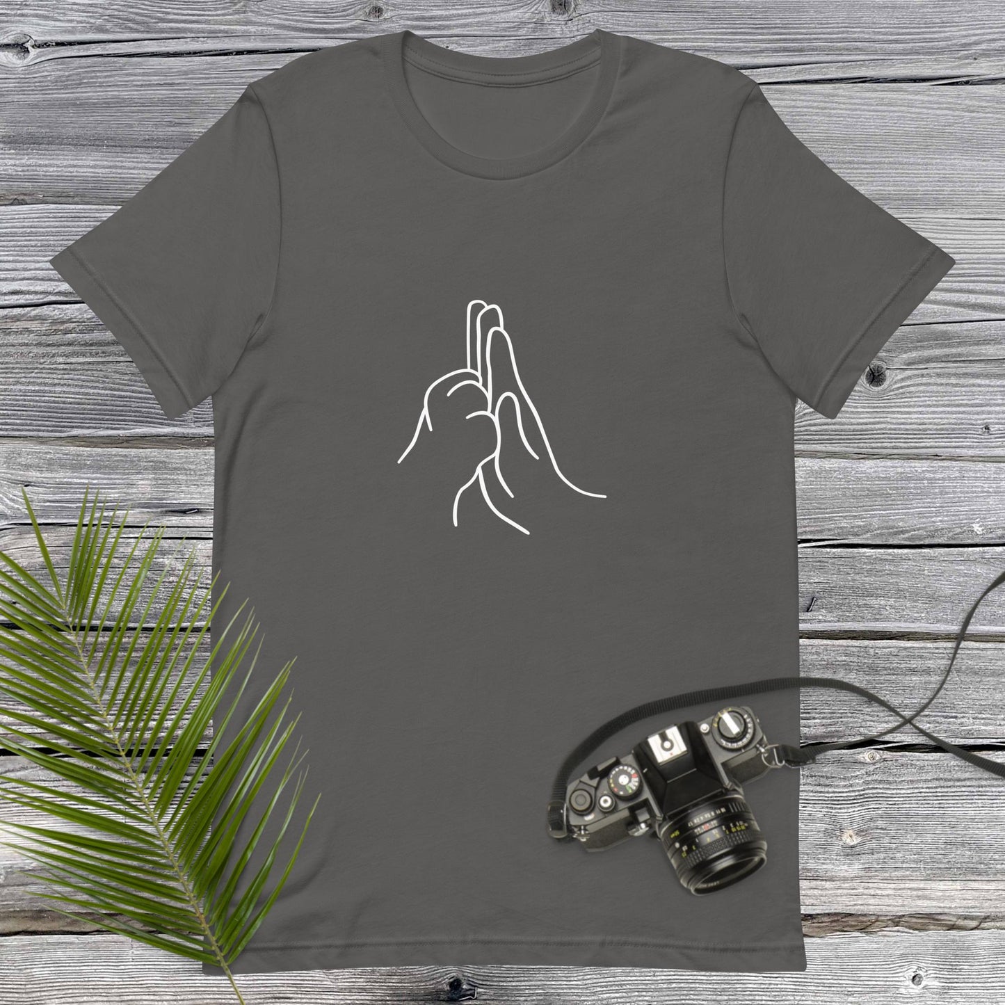 Unisex t-shirt paw Hand cat