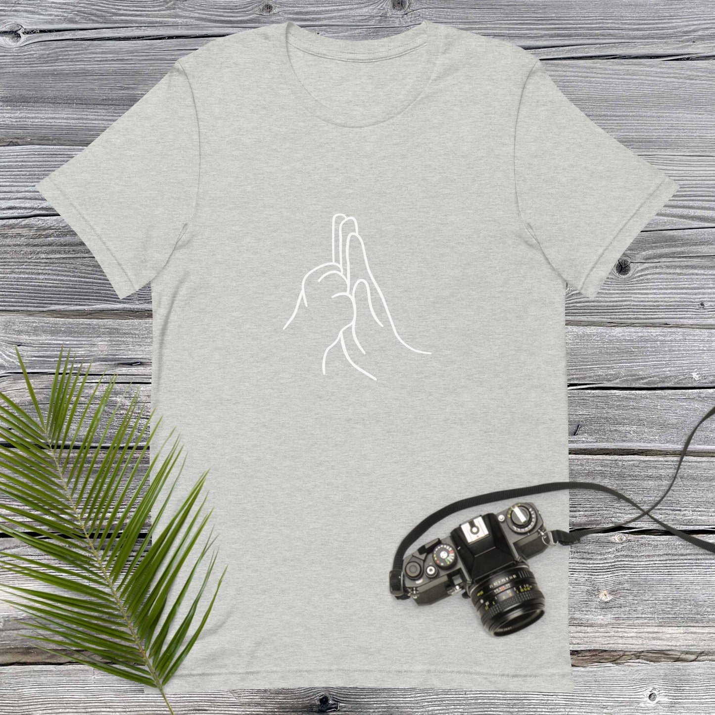 Unisex t-shirt paw Hand cat