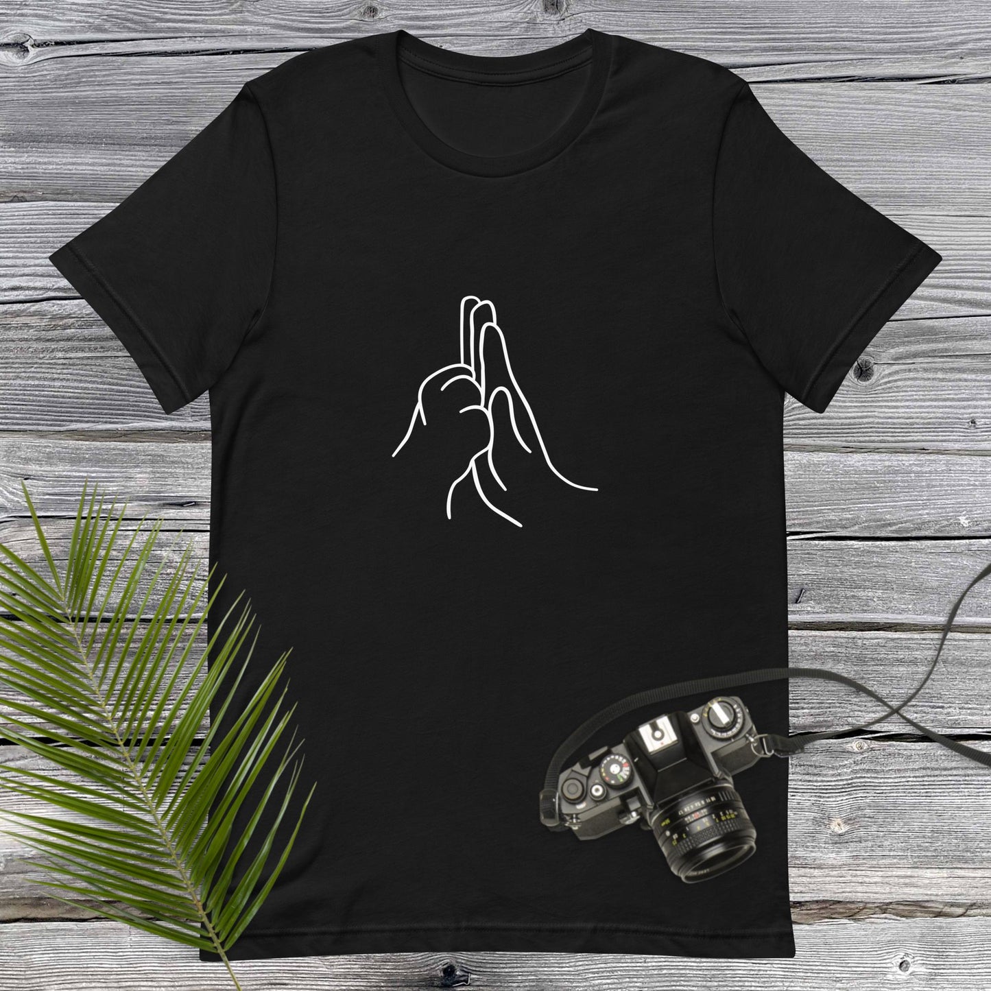 Unisex t-shirt paw Hand cat