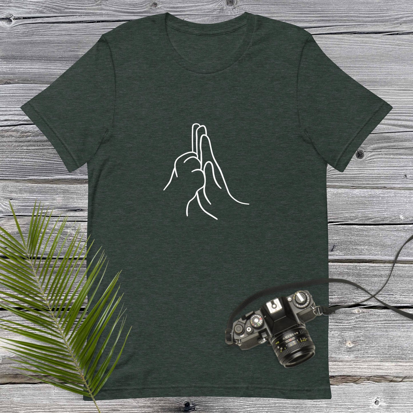 Unisex t-shirt paw Hand cat