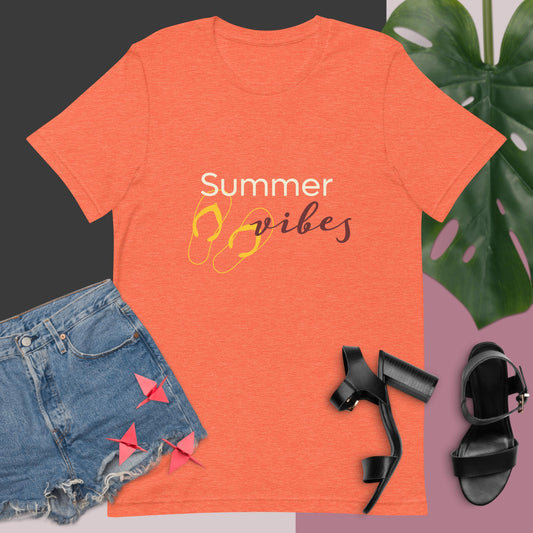 Unisex t-shirt Summer vibes pink