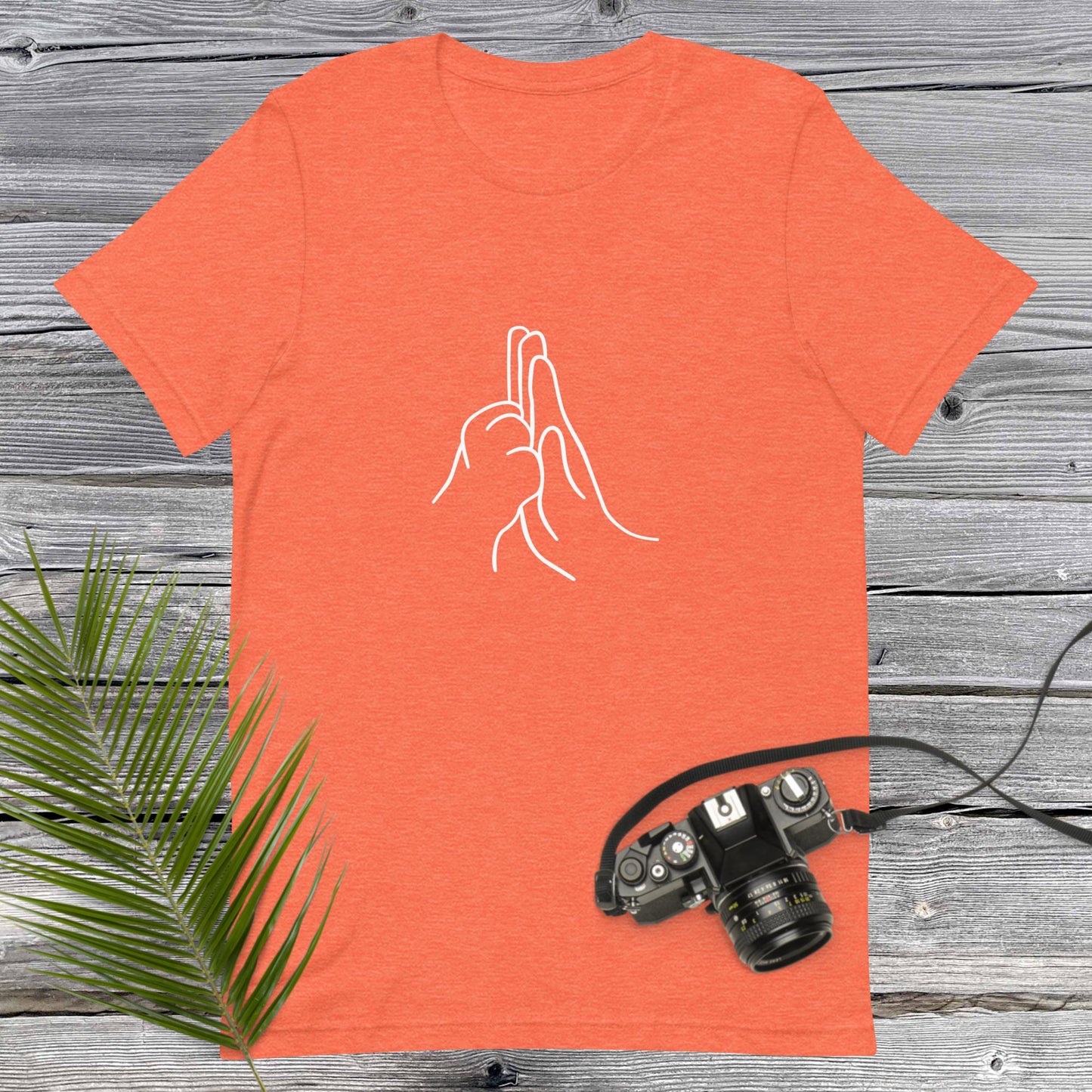 Unisex t-shirt paw Hand cat