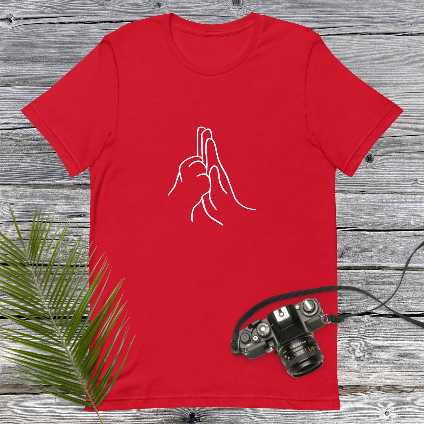 Unisex t-shirt paw Hand cat