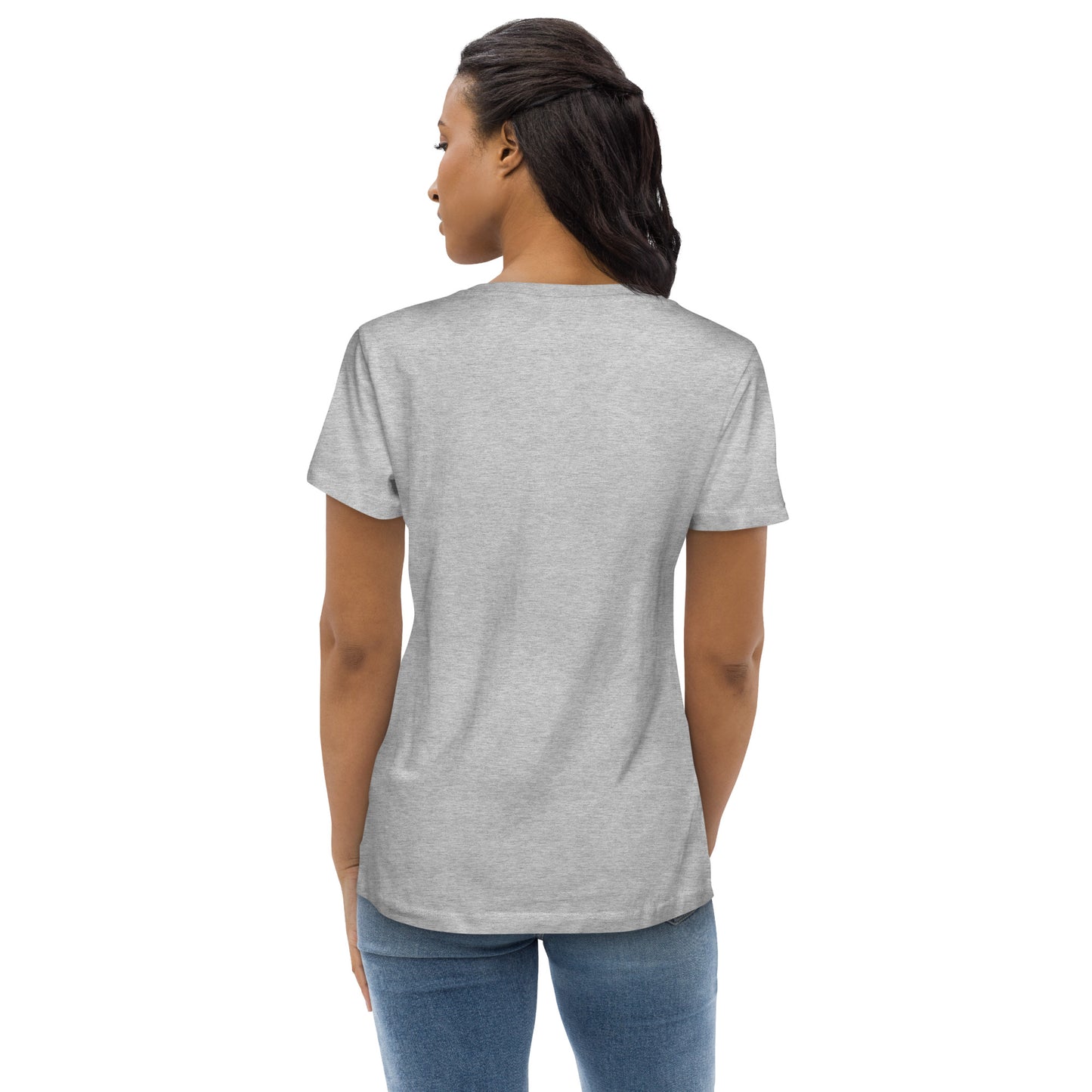 Women's fitted eco tee she/her female